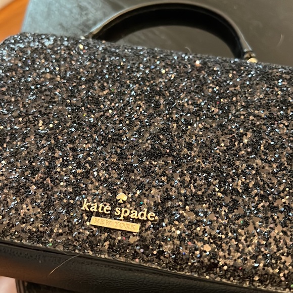 Kate Spade Black Glitter Bag - Picture 2 of 5